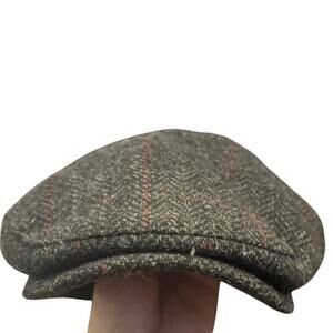 Mucros Weavers Workshop Trinity Flat Cap Wool XL Killarney Ireland Newsboy & Pin